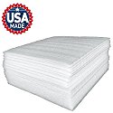 Cushion Foam Sheets 12" X 12", Safely Wrap Dishes, China, and Furniture, Packing Cushioning Supplies for Moving (50)