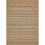 Outdoor Collection Area Rug - Light Brown 7&#39; x 10&#39;-Feet, Perfect for Indoor &amp; Outdoor Rugs - Garden and Pool Area, Camping, Picnic Carpet