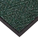 NoTrax 118 Arrow Trax Entrance Mat, for Main Entranceways and Heavy Traffic Areas, 4' Width x 6' Length x 3/8" Thickness, Hunter Green