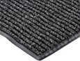 NoTrax 117 Heritage Rib Entrance Mat, for Lobbies and Indoor Entranceways, 3' Width x 5' Length x 3/8" Thickness, Charcoal