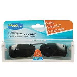 X Span Polarized Clip On Sunglasses